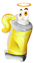 Blessful yellow color tube