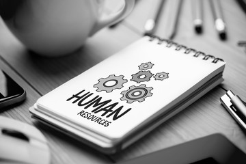 Composite image of human resources doodle