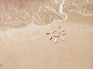 sun on sand