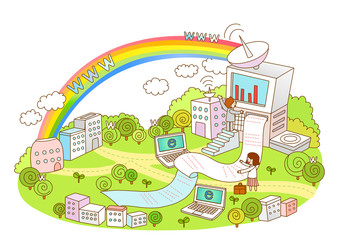 Illustration of business