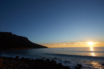 Obraz premium sunset over the sea in South Africa