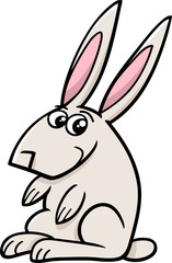 Fototapeta na wymiar rabbit farm animal cartoon