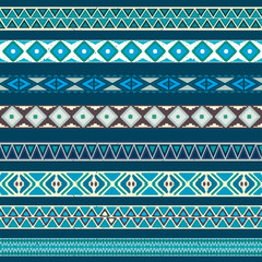Seamless pattern. Vector illustration for tribal design. Ethnic motif.

