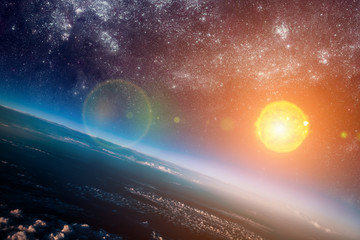 Obraz na płótnie Canvas Sun in Space