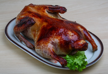 Roasted duck