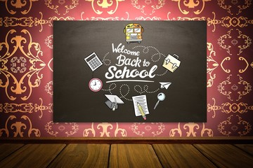Composite image of back to school