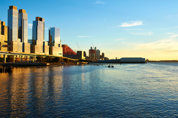 Obraz premium Riverside neighborhood in New York City