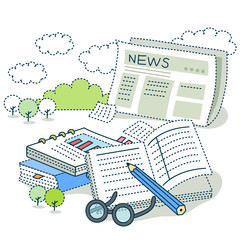 Illustration of business