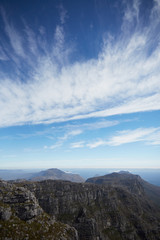 Fototapeta premium beautiful mountain landscape in South Africa from a height