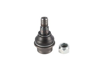 Spherical joint on the white background