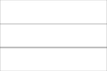 Obraz premium Skeleton Flag Illustration of the country of Bulgaria