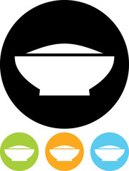 Vector meal dish illustration isolated on white