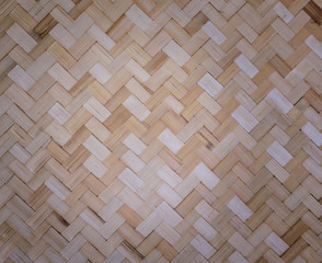 Bamboo woven pattern background