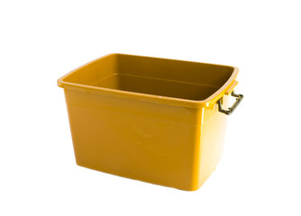 yellow plastic box