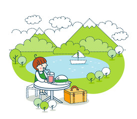 Illustration of holiday