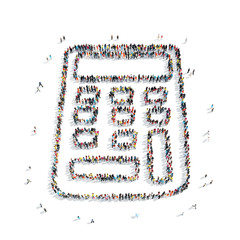 group  people  shape  calculator cartoon