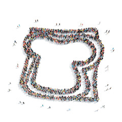group  people  shape  sandwich cartoon