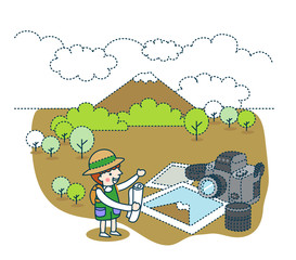 Illustration of holiday