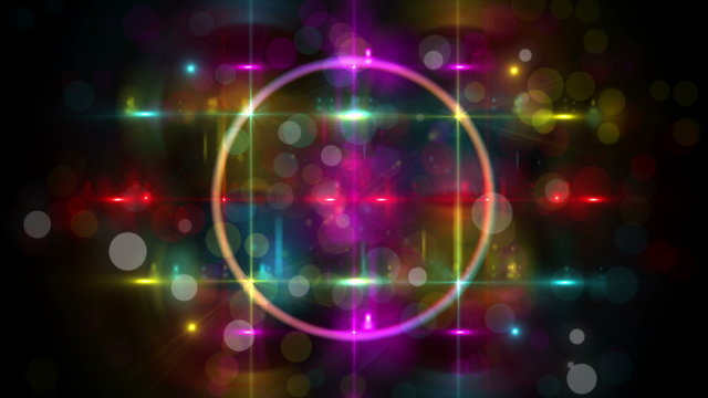 abstract background, kaleidoscope light, loop