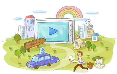 Illustration of business