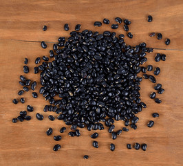 Black Eyed Peas on wood background