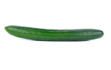 Fresh zucchini isolated on white