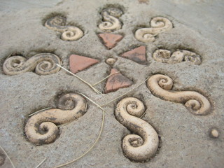 Stones Art on Ground