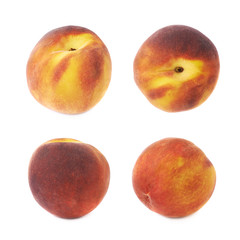 Peach fruit isolated