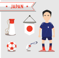 Football Boy from Japan