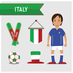 Football Boy from Italy
