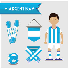 Football Boy from Argentina 