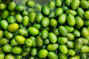 Olives in brine