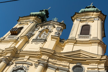 Fototapeta na wymiar Ursulinenkirche in Linz - Austria