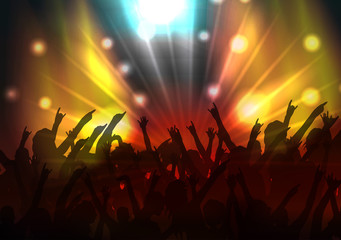 Plakat Dance Party Poster Background Template - Vector Illustration