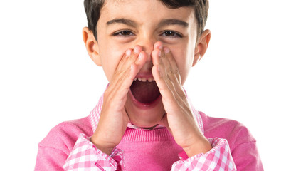 Child shouting