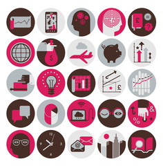 Business Strategy Icon Set