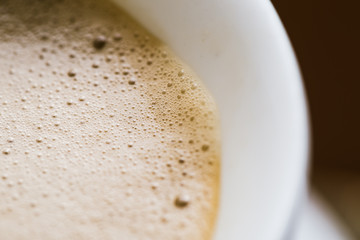 coffee foam texture