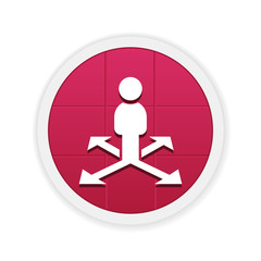 Circle  App Icon- Red