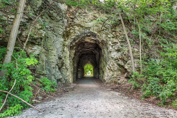 Fototapeta na wymiar Katy Trail tunnel