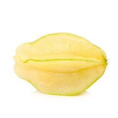 Fresh star apple fruit on white background