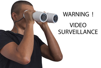 Fototapeta na wymiar video surveillance