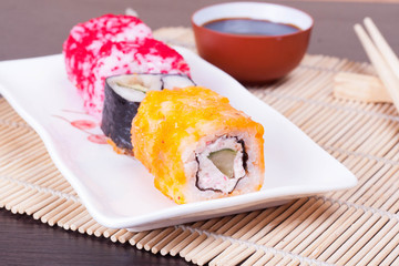 Japanese seafood sushi