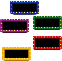 vector sign of the name of the night club, posh boutique,