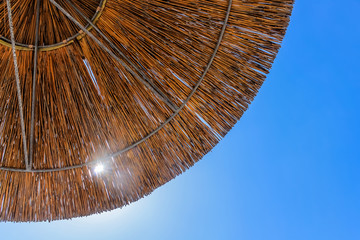 enjoying vacations under the sun at Mykonos island in Greece