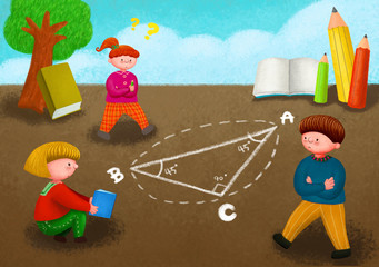 Illustration of childhood