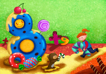 Obraz premium Illustration of childhood