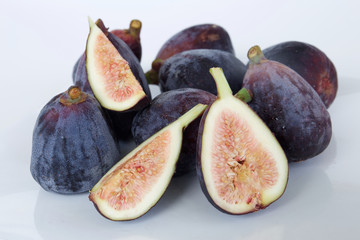 Organic figs isolated on white background
