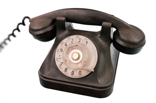Old fashioned, retro telephone