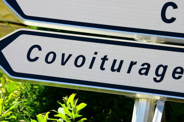 panneau de covoiturage © Patryssia