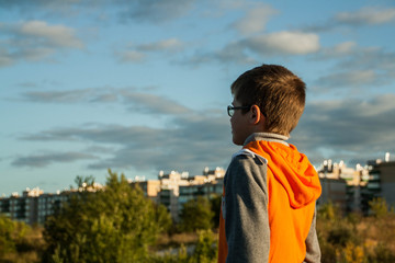 Portrait of a smiling boy